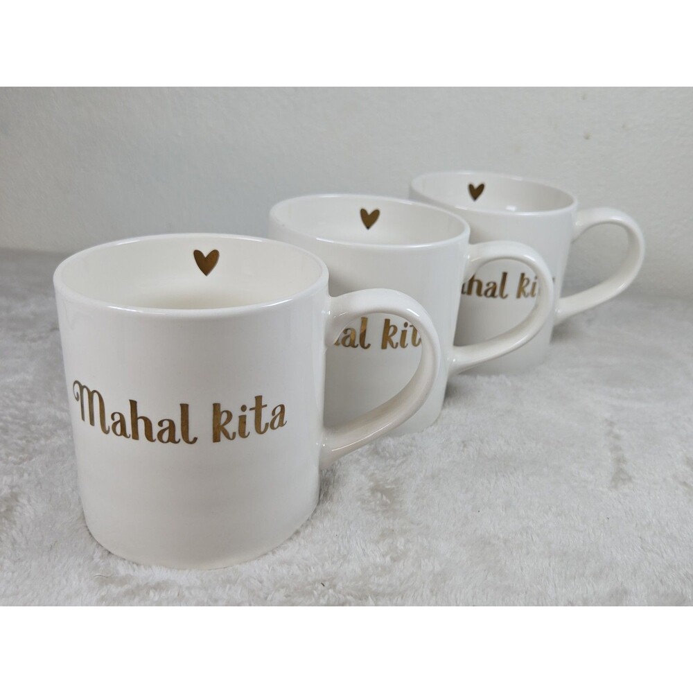 3 Mahal Kita Printed Coffee Mug  Filipino Tagalog I Love You Pinoy